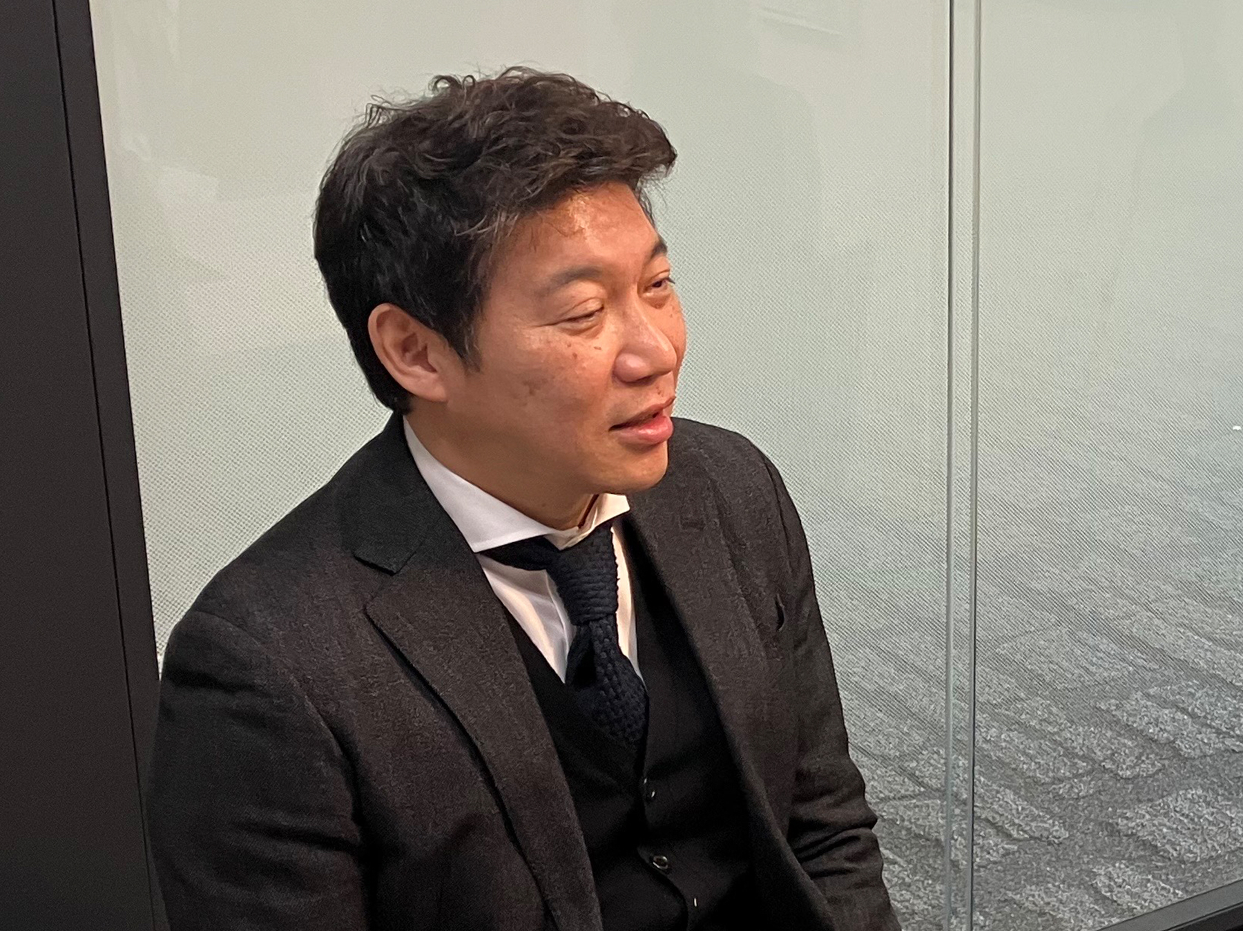 渡邉氏インタビューシーン